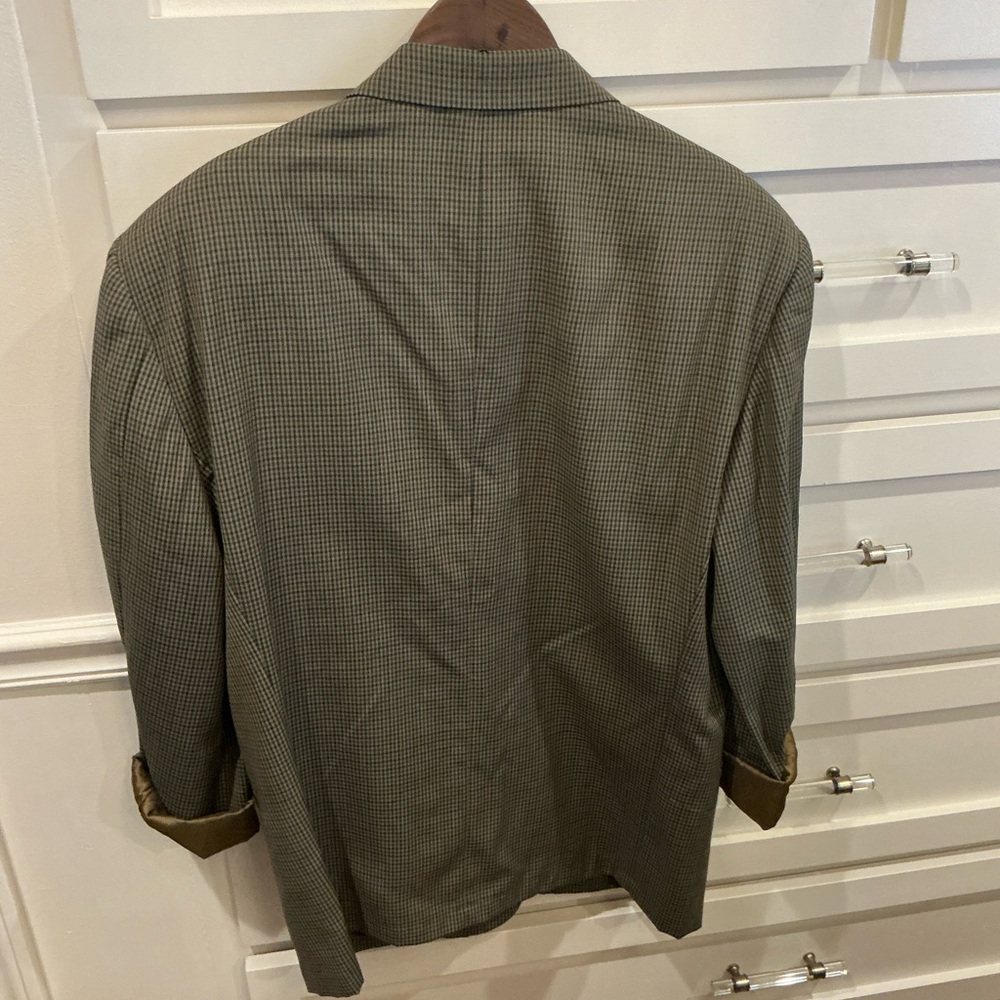 Houndstooth Blazer in Brown checked with beautiful fall colors - Picture 7 of 8